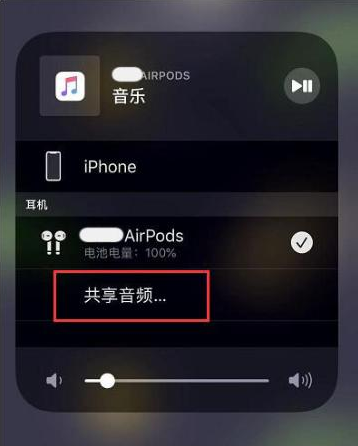 广阳苹果14音频维修点分享iPhone14音频共享设置方法 