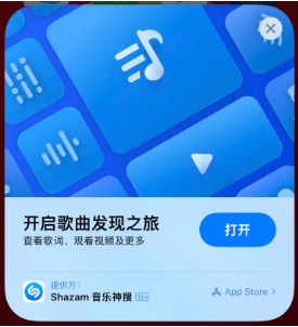 广阳苹果14维修站分享iPhone14音乐识别功能使用方法 