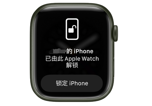 广阳苹果手机维修分享用 AppleWatch 解锁配备面容 ID 的 iPhone方法 